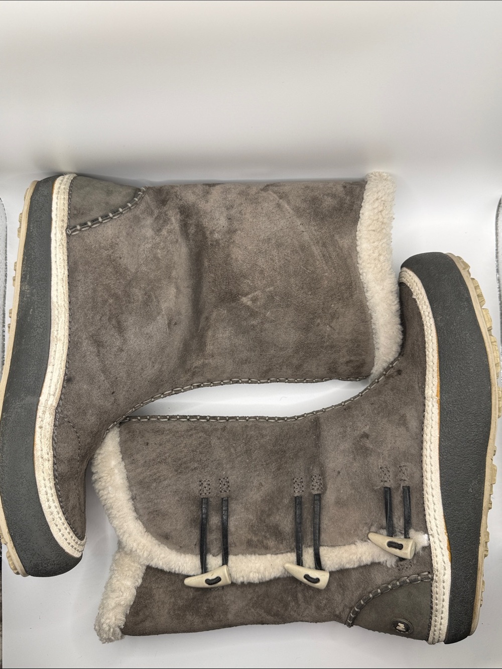 Merrell Women's Spirit Tibet High Seal Grey Thinsulate Polartec Suede Boots -8.5